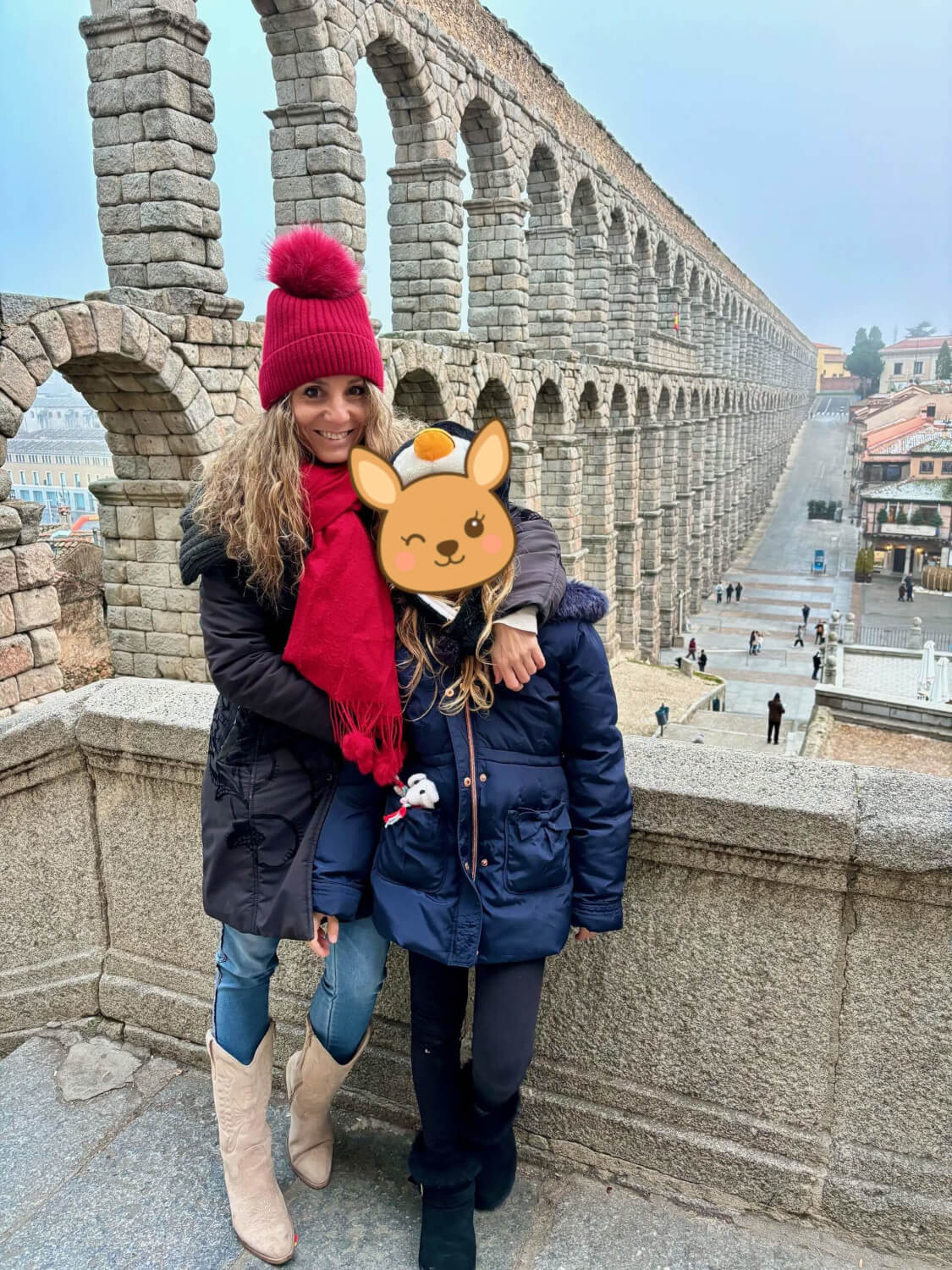 Cris y Paula en Segovia